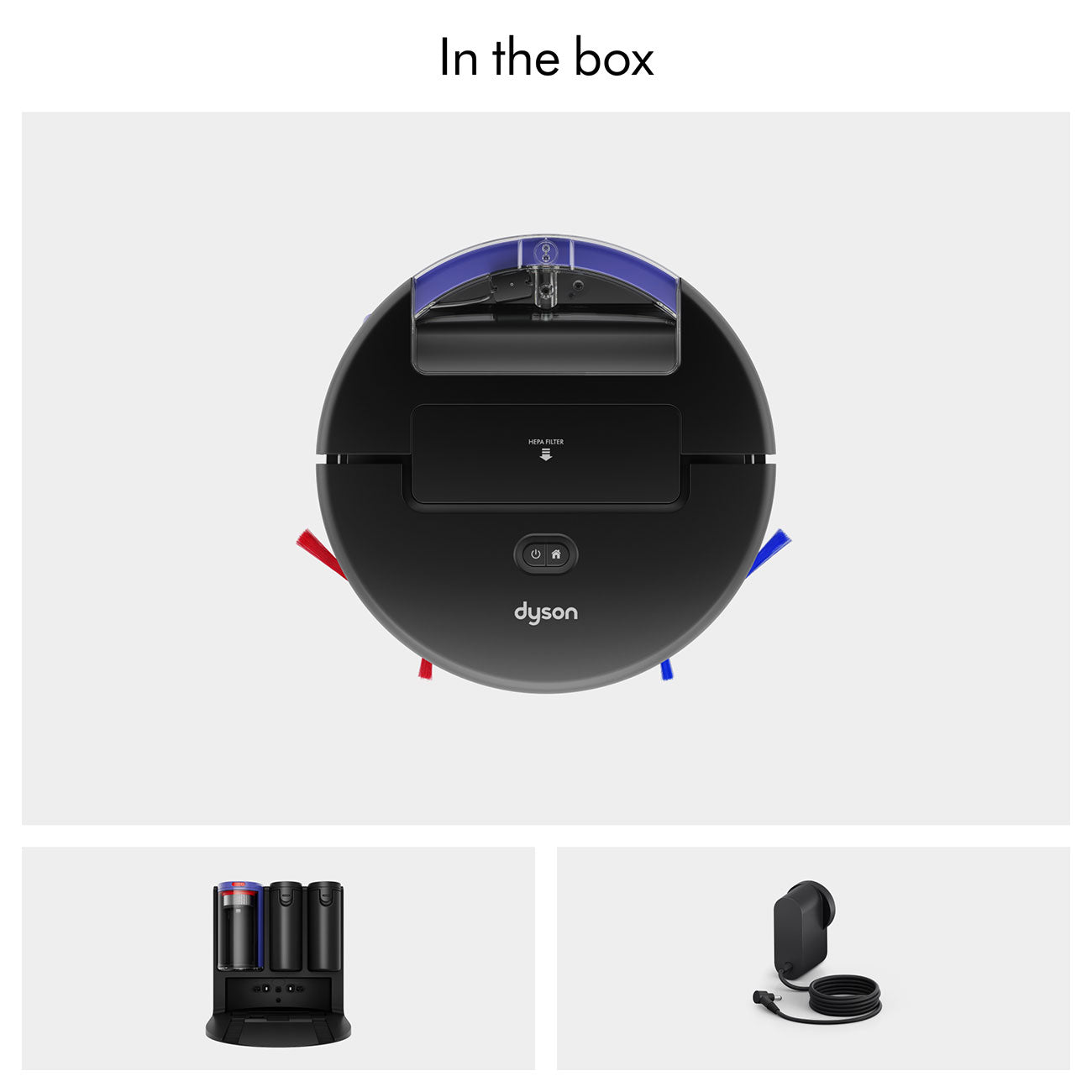 Dyson Spot+Scrub Ai Wet and Dry Robot Vacuum DR30 - Black/Blue