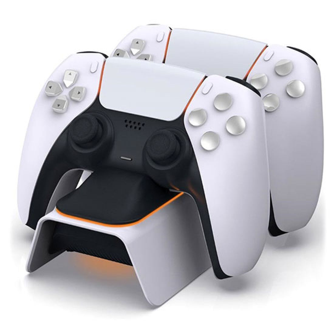 DOBE TP5 0521 For PS5 / PS5 DualSense Edge Controller Charging Stand Dual - White