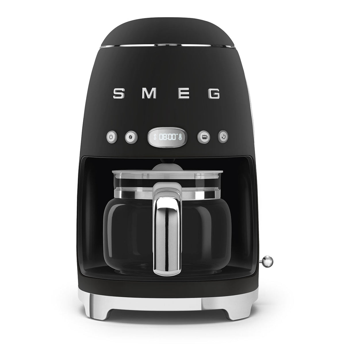 Smeg Drip Coffee Machine 50's Style Aesthetic - Black Matt