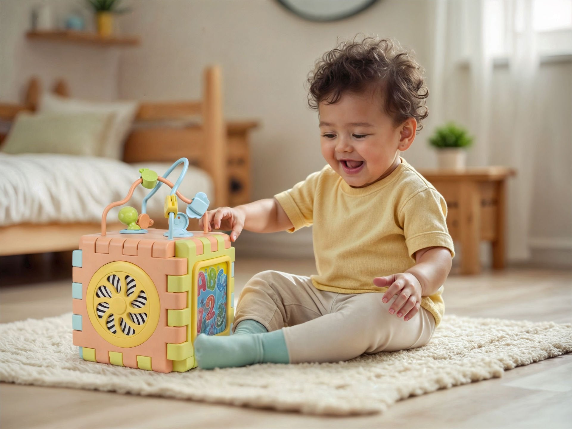DOLU 2-in-1 Educational Cube Pastel