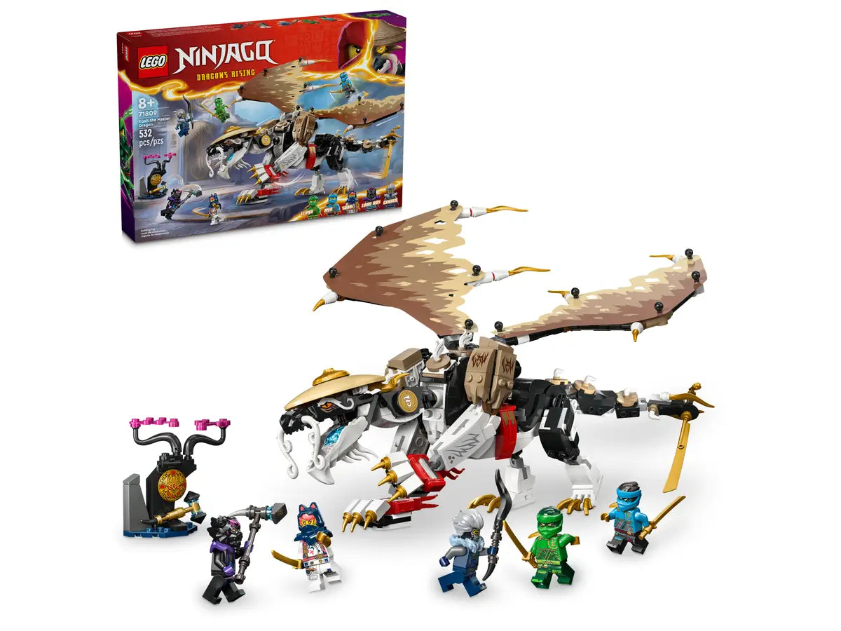 LEGO NINJAGO Egalt the Master Dragon , Ages 8+