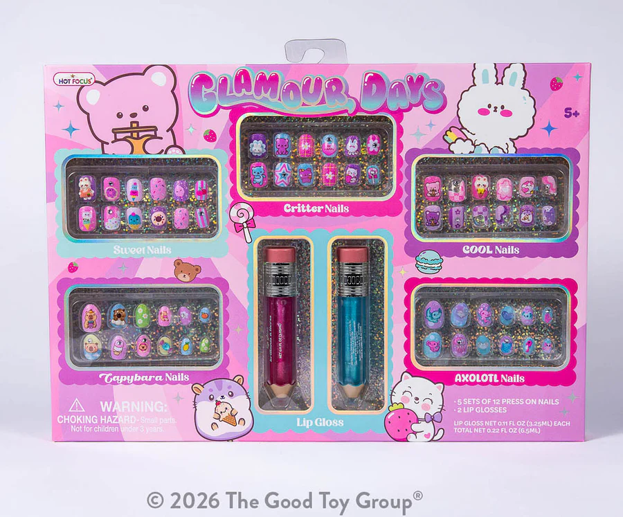 Hot Focus Glamour Days Press-On Nail Set – Critter