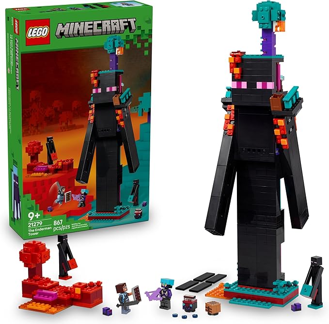 LEGO Minecraft The Enderman Tower , Ages 9+ LEGO Minecraft The Enderman Tower , Ages 9+