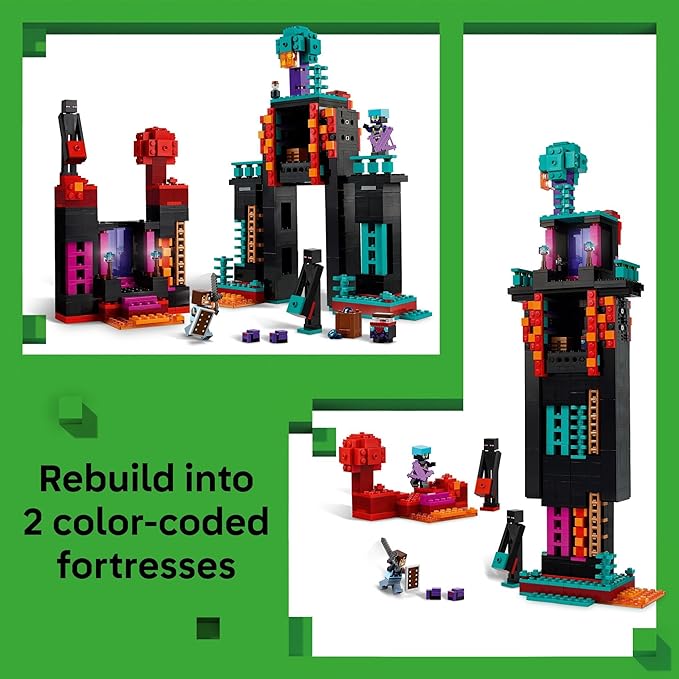 LEGO Minecraft The Enderman Tower , Ages 9+