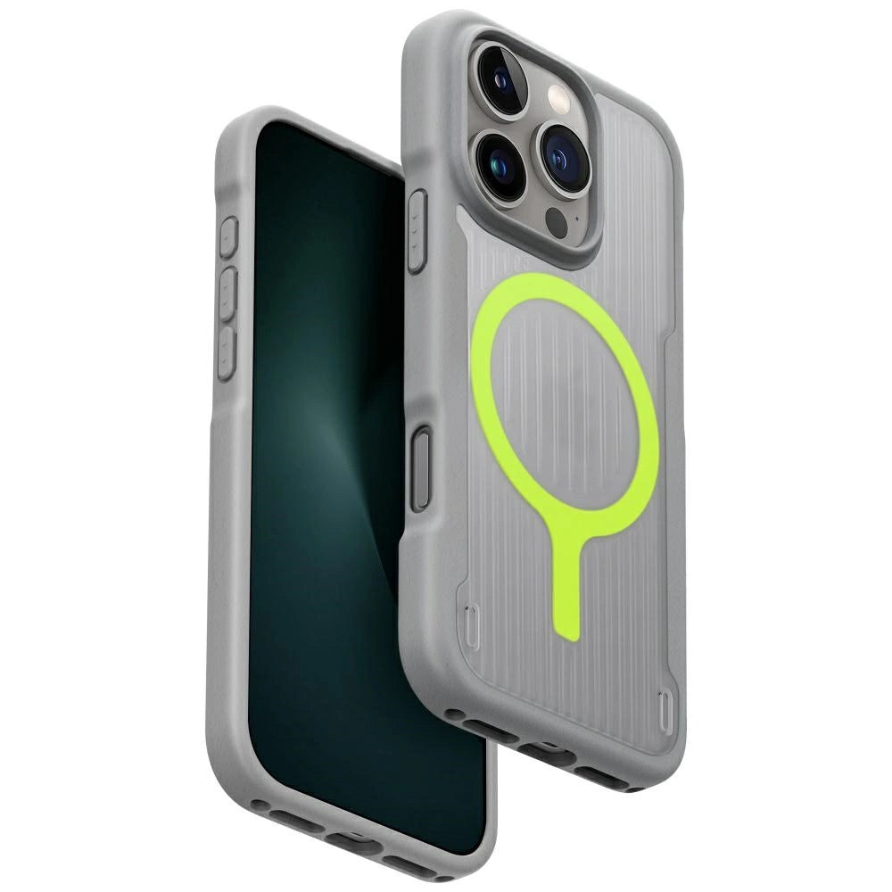 UNIQ Combat Active MagClick iPhone 16 Pro Case – Gray