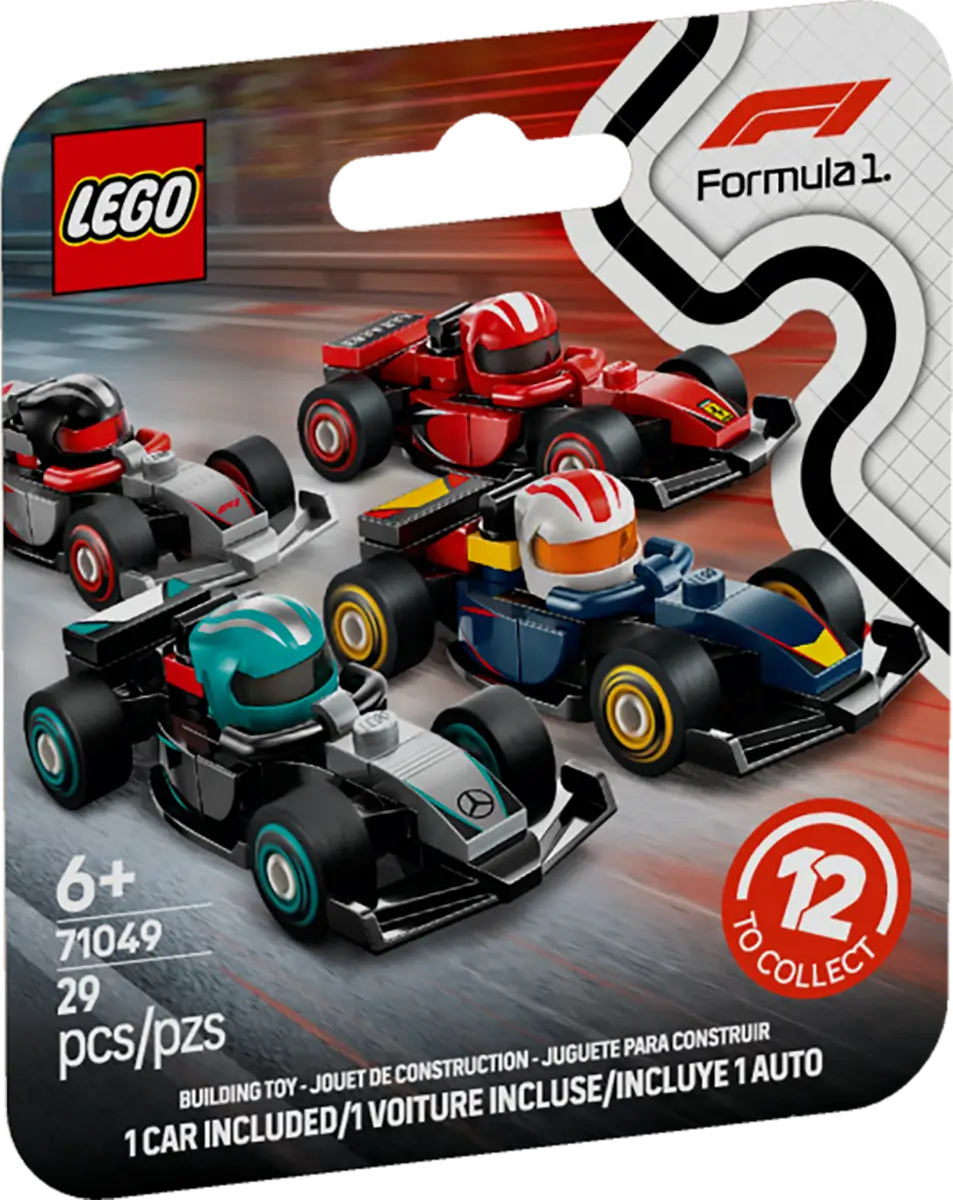LEGO F1 Collectible Race Cars Toys 71049 , ages 6+