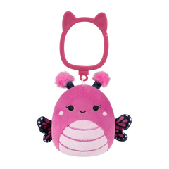 Squishmallows Clip-On Marcelina Pink Butterfly