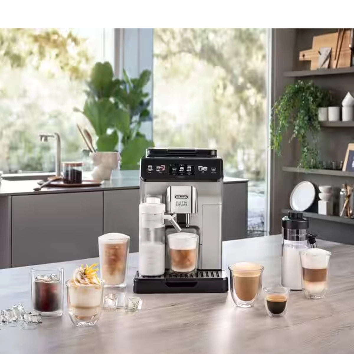 De'Longhi Eletta Explore Automatic Coffee Machine - Silver