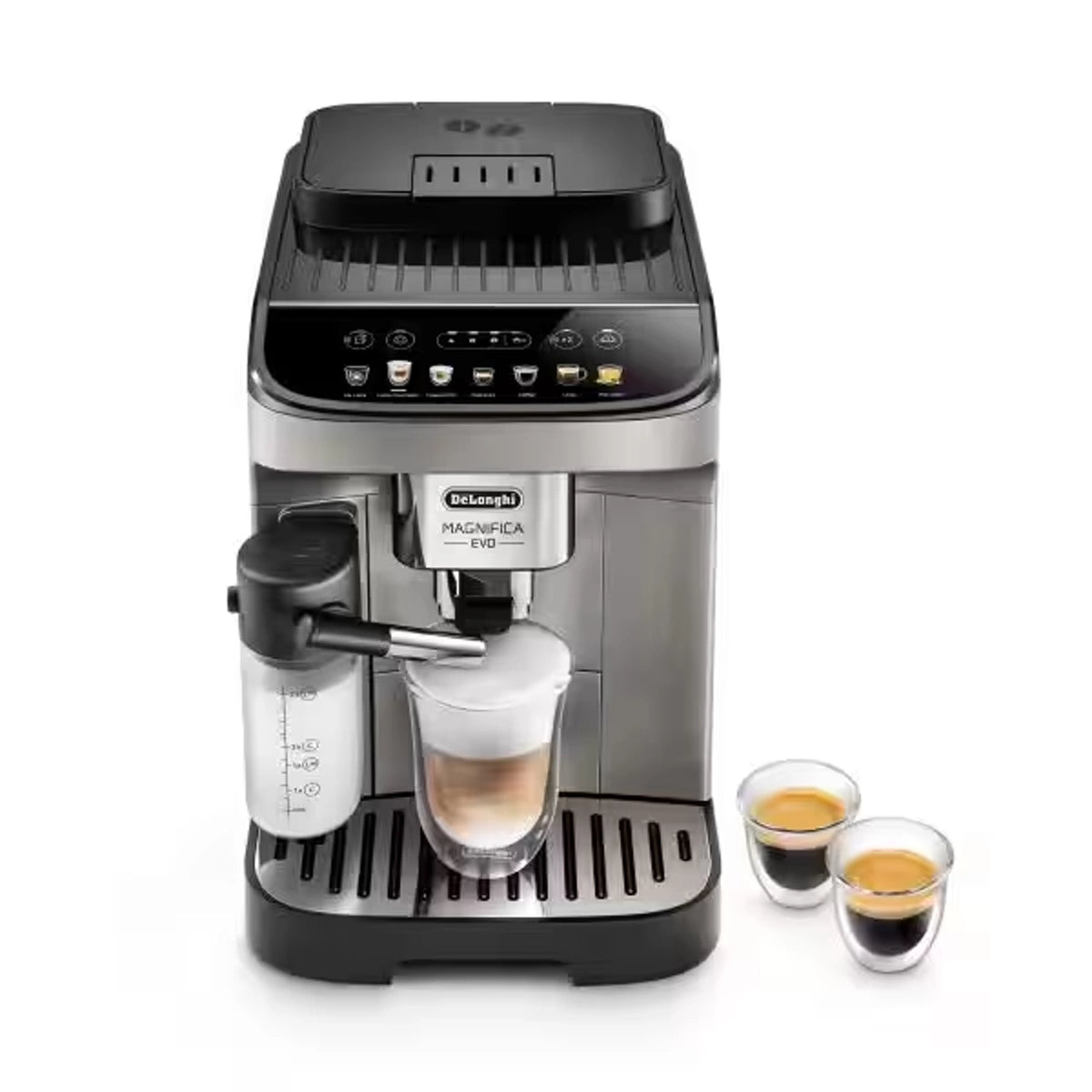 Delonghi Magnifica Evo Automatic Espresso Machine with Coffee Grinder and Milk Tank Water Filter