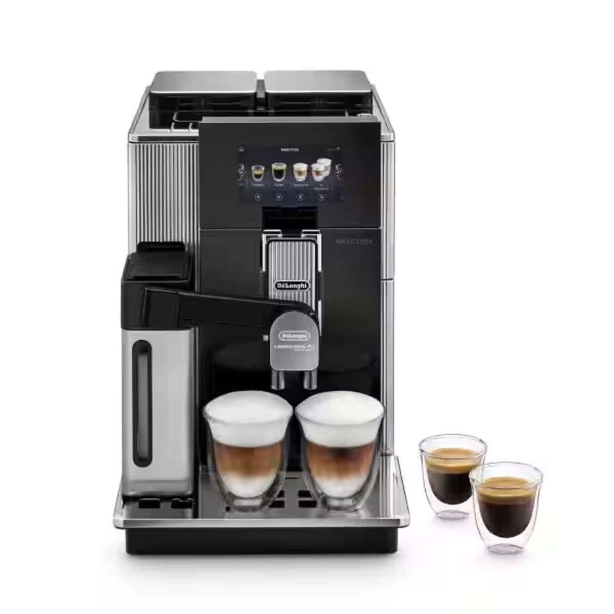 DeLonghi Maestosa Automatic  Coffee Maker with 19-Bar Pressure, Smart Touchscreen & Custom Drink Control