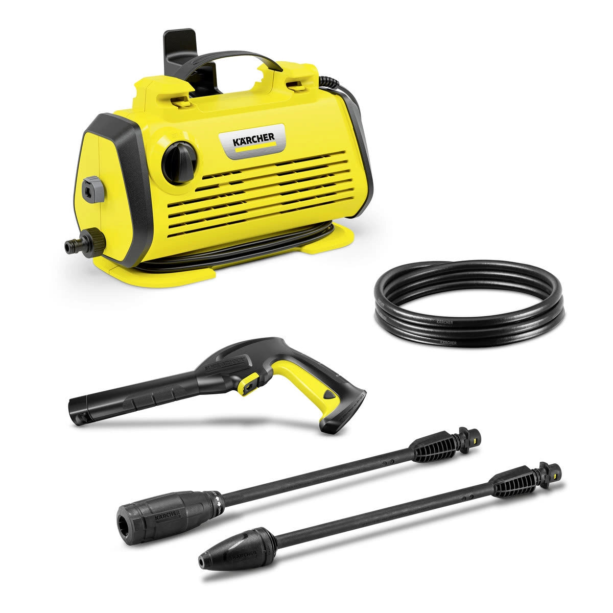 Karcher Pressure Washer  120 Bar Pressure & 380 L/h Flow Rate  Compact and Powerful Horizontal Design