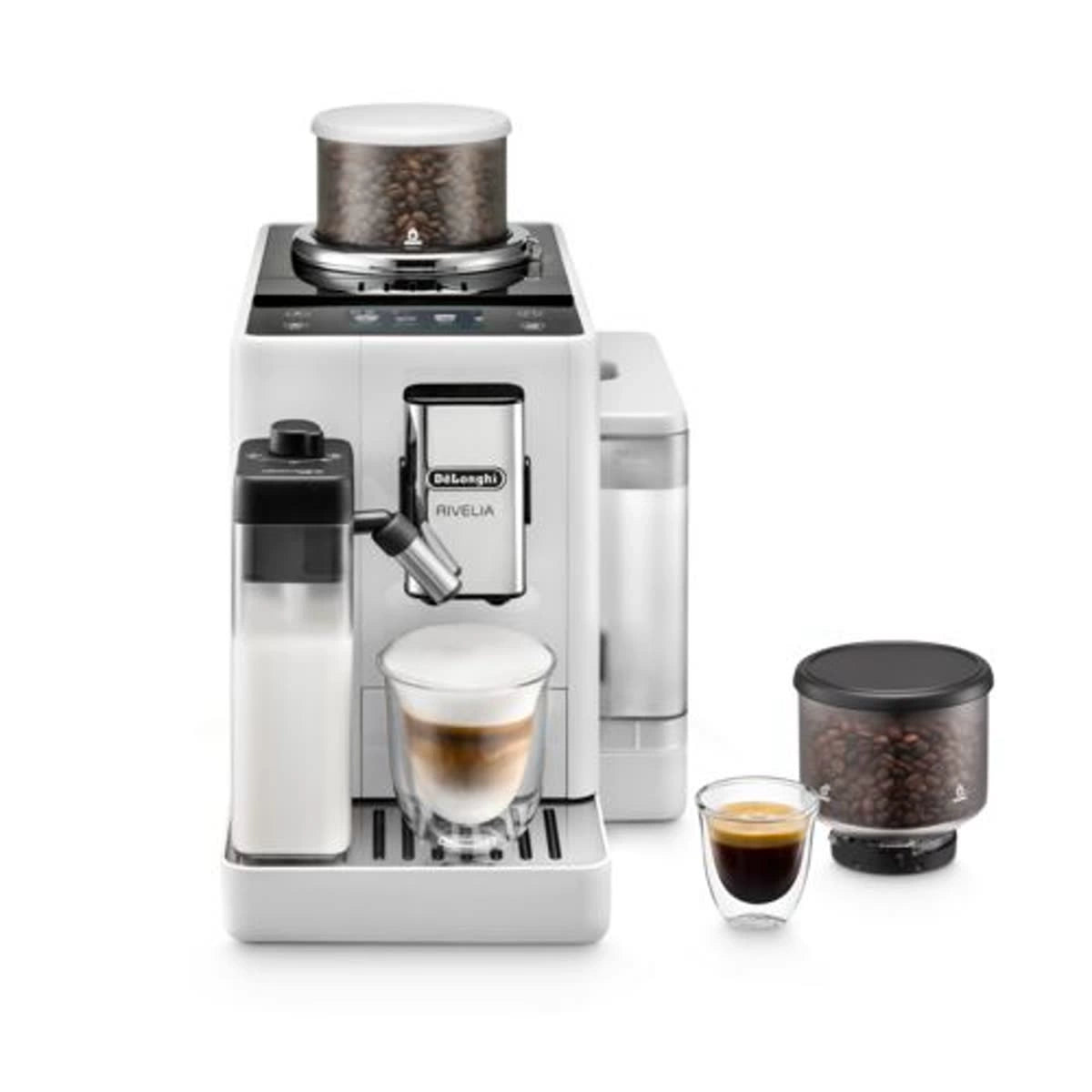 Rivelia Pebble White | One Touch Coffee Machine Rivelia Pebble White | One Touch Coffee Machine