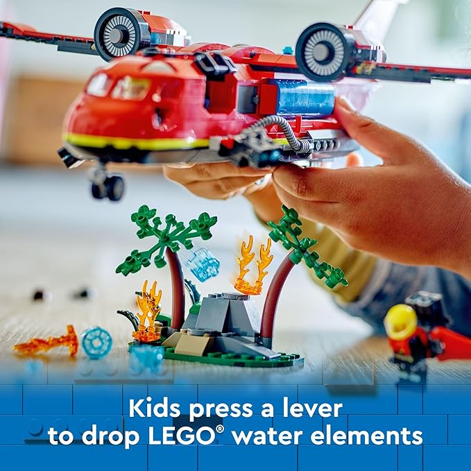 LEGO City Fire Rescue Plane Toy , Ages 6+