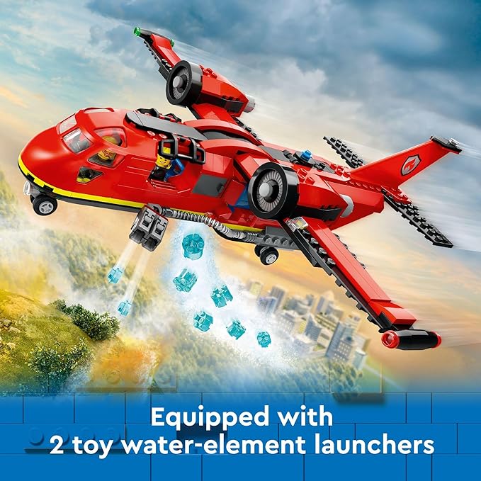 LEGO City Fire Rescue Plane Toy , Ages 6+