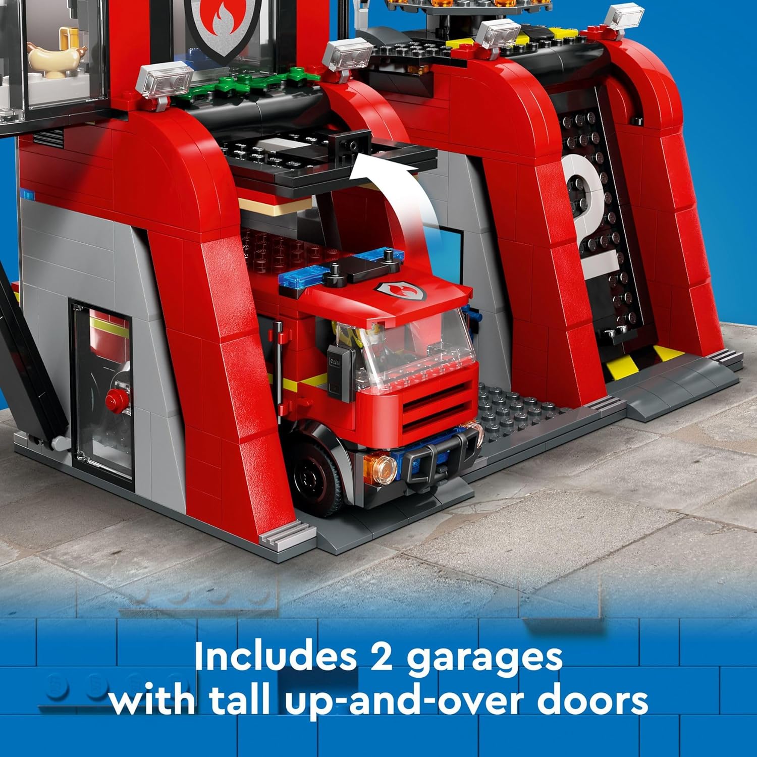 LEGO City Fire Station with Fire Truck Toy , Ages 6+