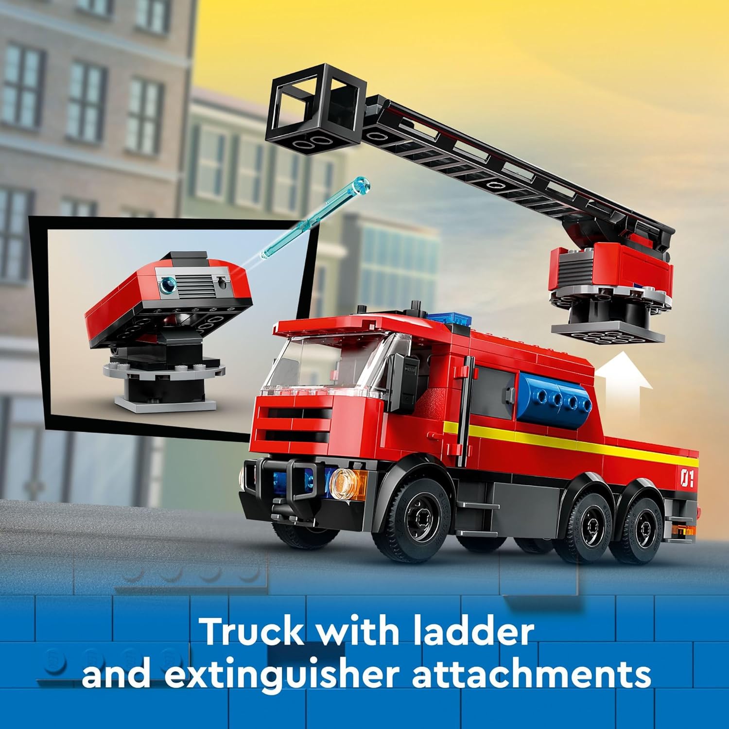 LEGO City Fire Station with Fire Truck Toy , Ages 6+