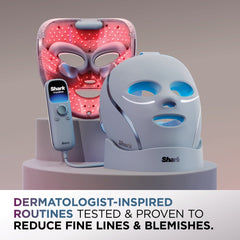 Shark CryoGlow Under-Eye Cooling & LED Face Mask FW312ME - Blue Frost