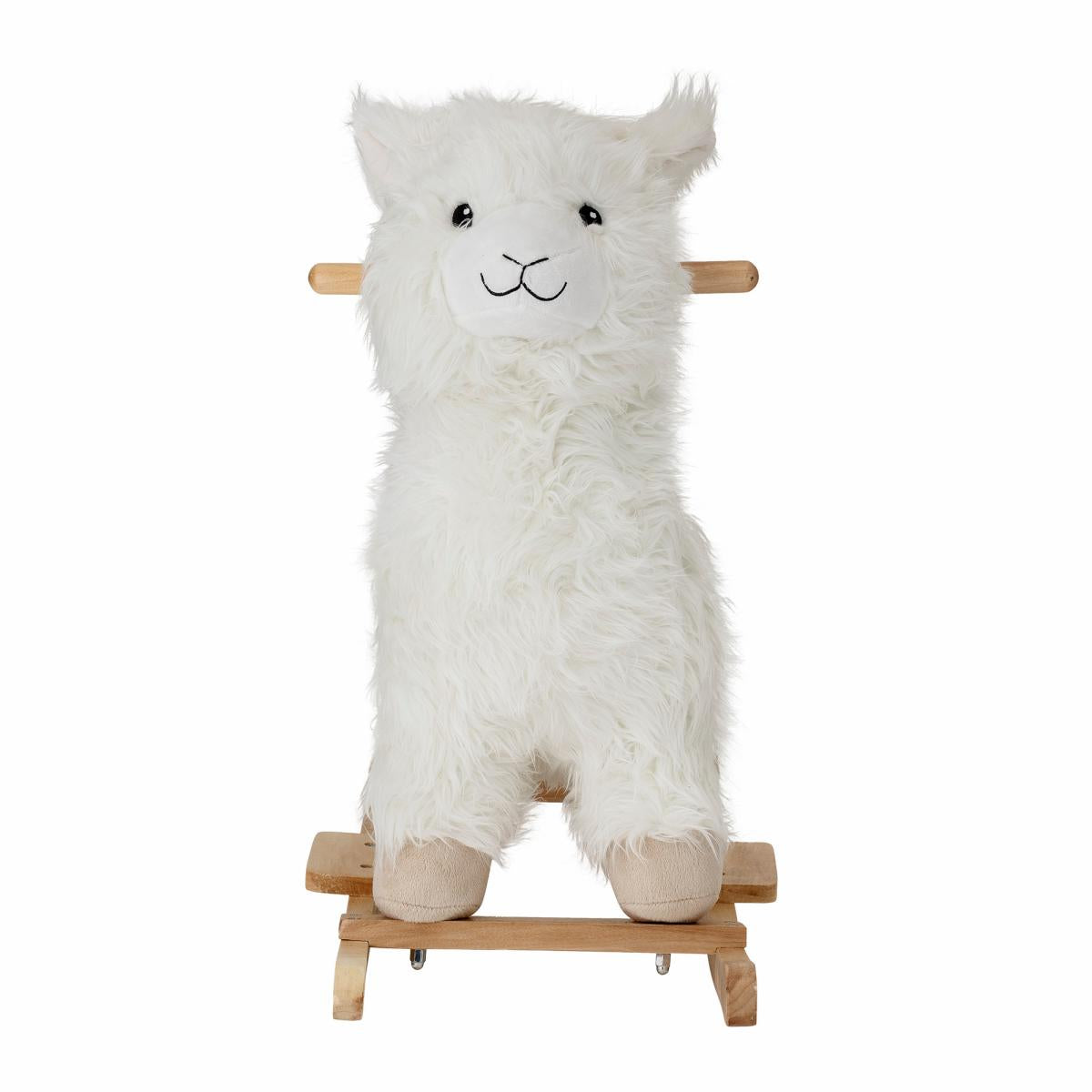 Kinto Rocking Toy, Lama, White, Polyester