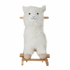 Kinto Rocking Toy, Lama, White, Polyester
