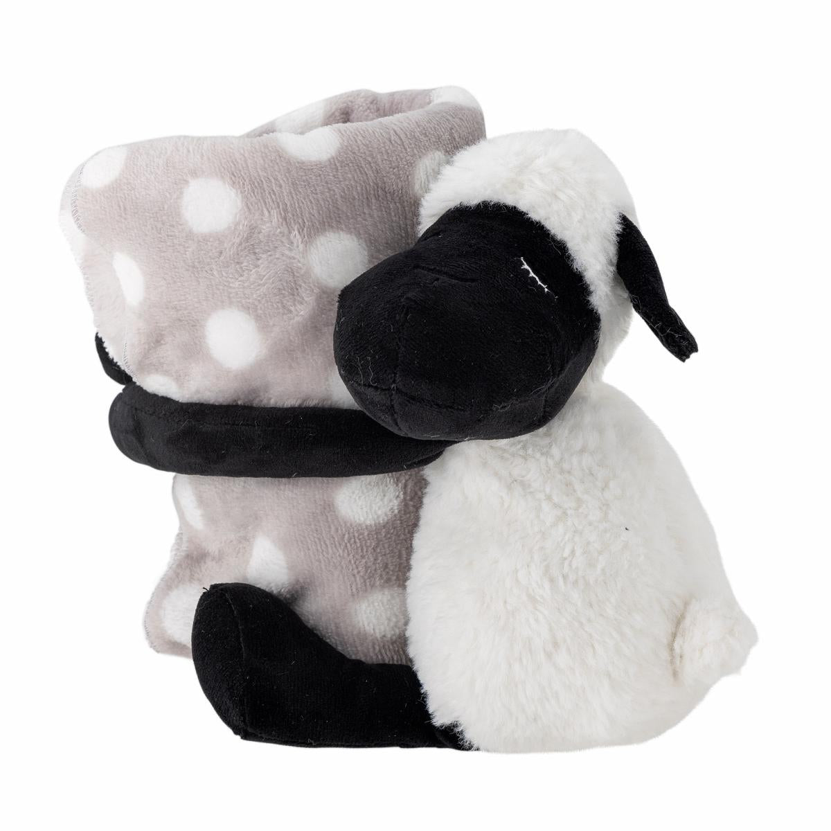 Dolly Soft Toy with blanket, White, Polyester