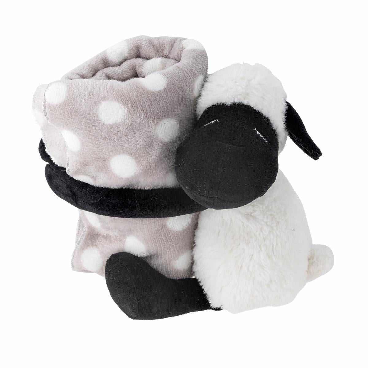 Dolly Soft Toy with blanket, White, Polyester