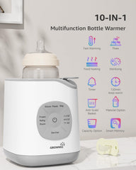 GROWNSY 10-in-1 Fast Baby Bottle Warmer