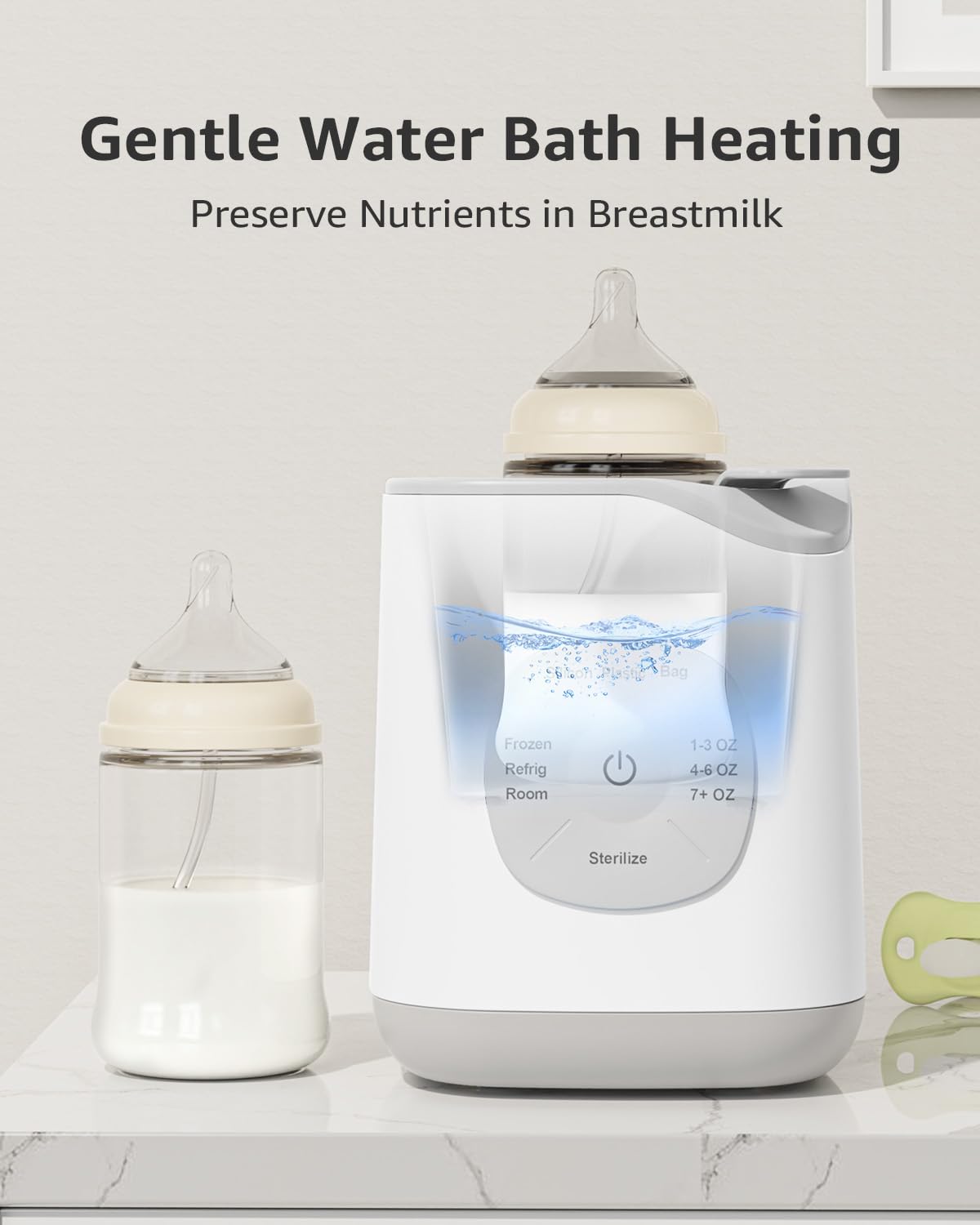 GROWNSY 10-in-1 Fast Baby Bottle Warmer
