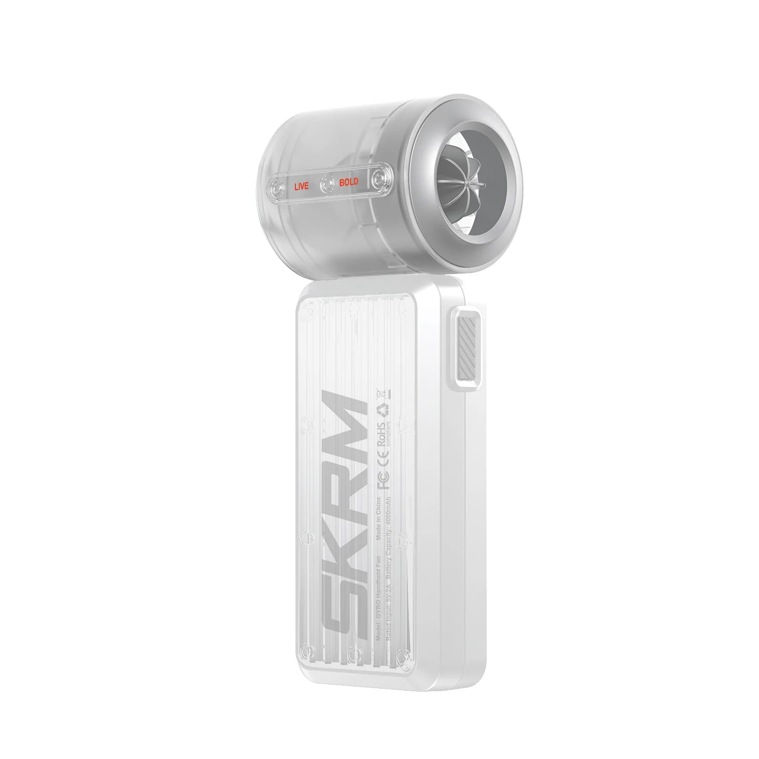 Skinarma GYRO Portable Handheld Fan - White Skinarma GYRO Portable Handheld Fan - White