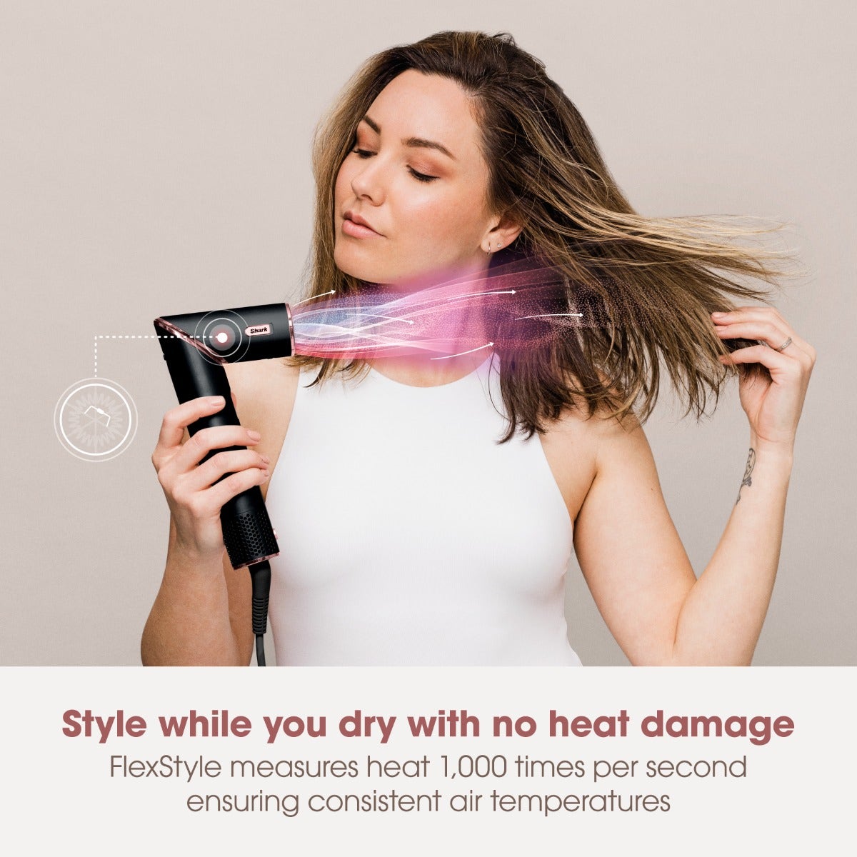 Shark FlexStyle 5-in-1 Air Styler & Hair Dryer HD440ME - Black