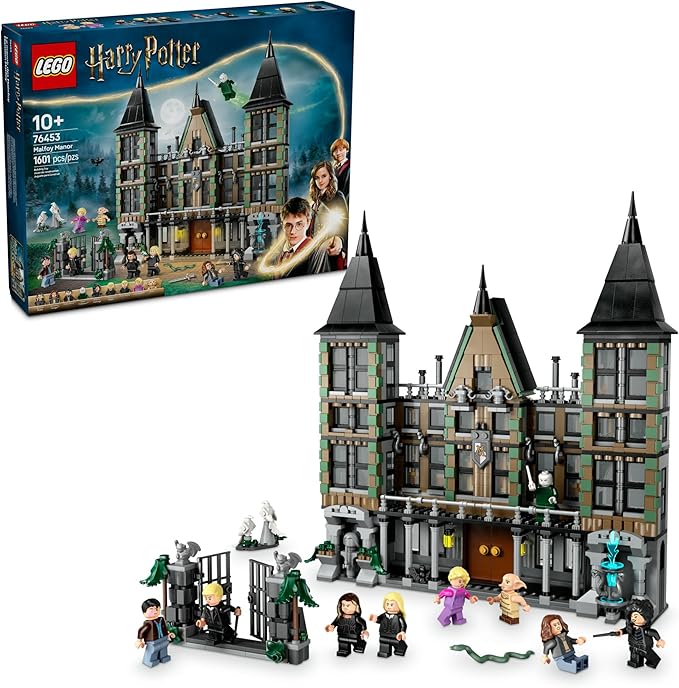 LEGO Harry Potter Malfoy Manor Building Toy , Ages 10+