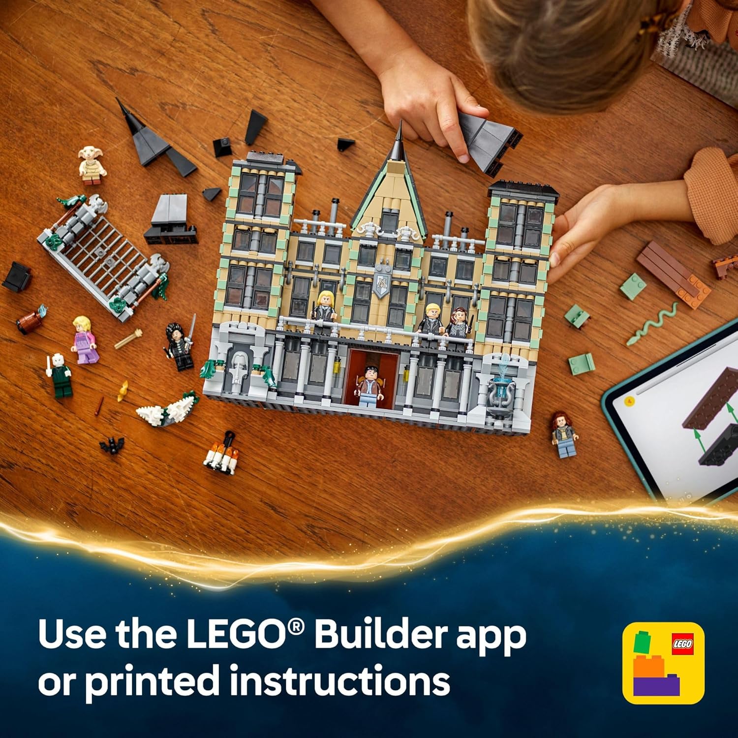 LEGO Harry Potter Malfoy Manor Building Toy , Ages 10+