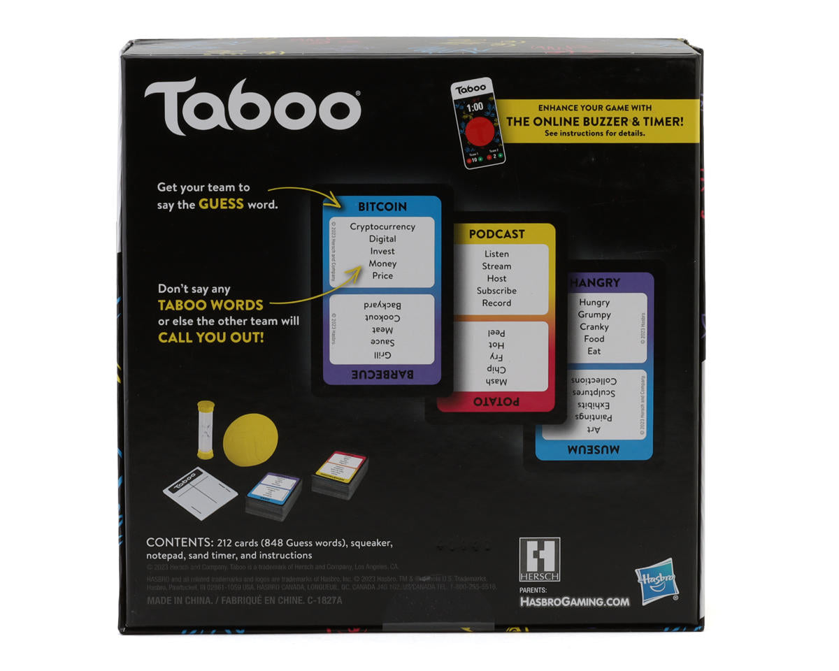 Hasbro Taboo Classic Game