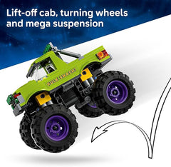 LEGO Marvel The Hulk Truck vs. Thanos - Monster Truck , Ages 7+