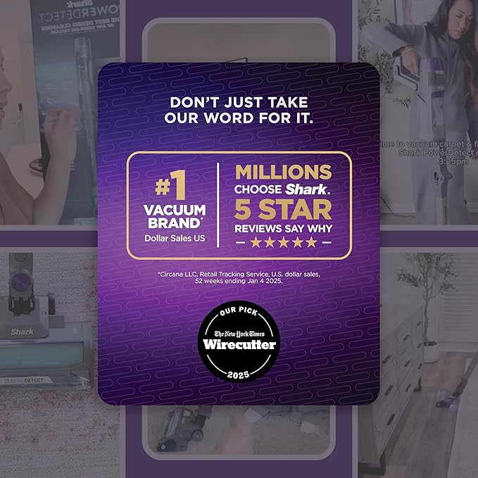 Shark Cordless Vacuum Cleaner PowerDetect Clean & Empty