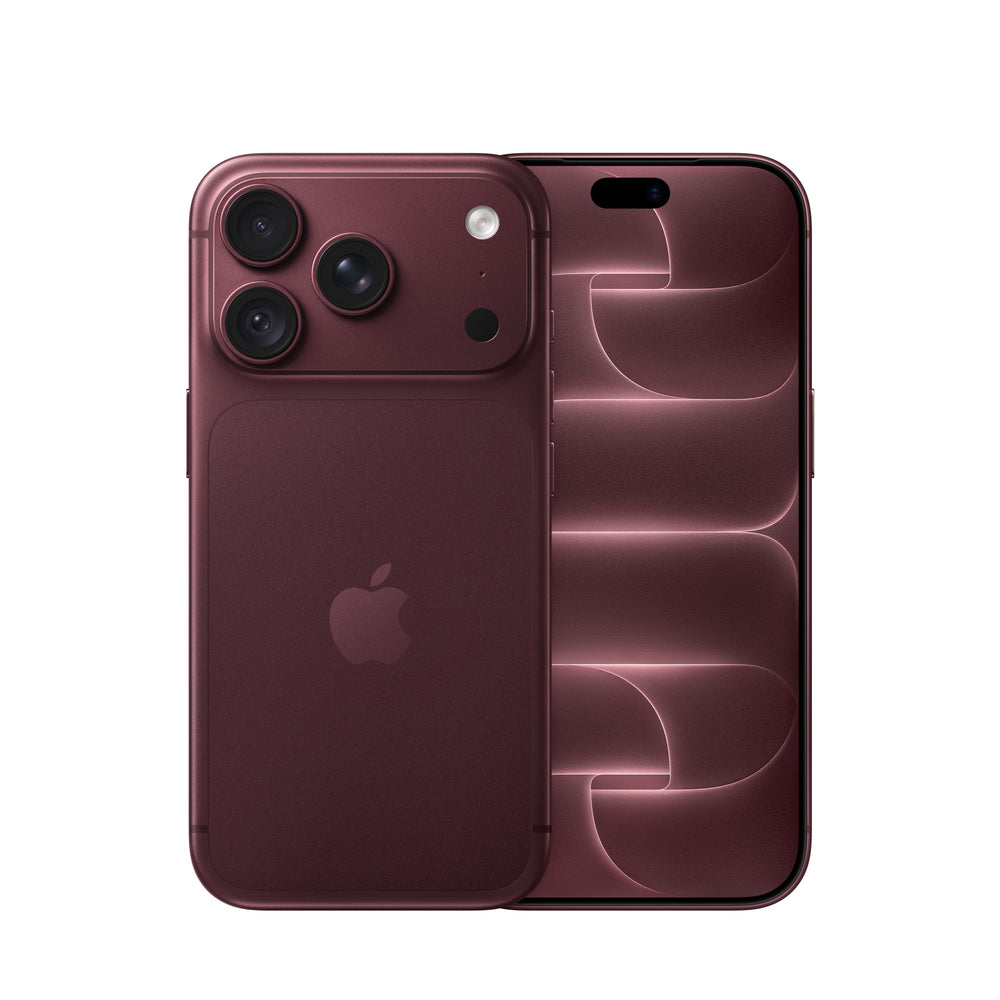 iPhone 18 Pro in Burgundy, front and back