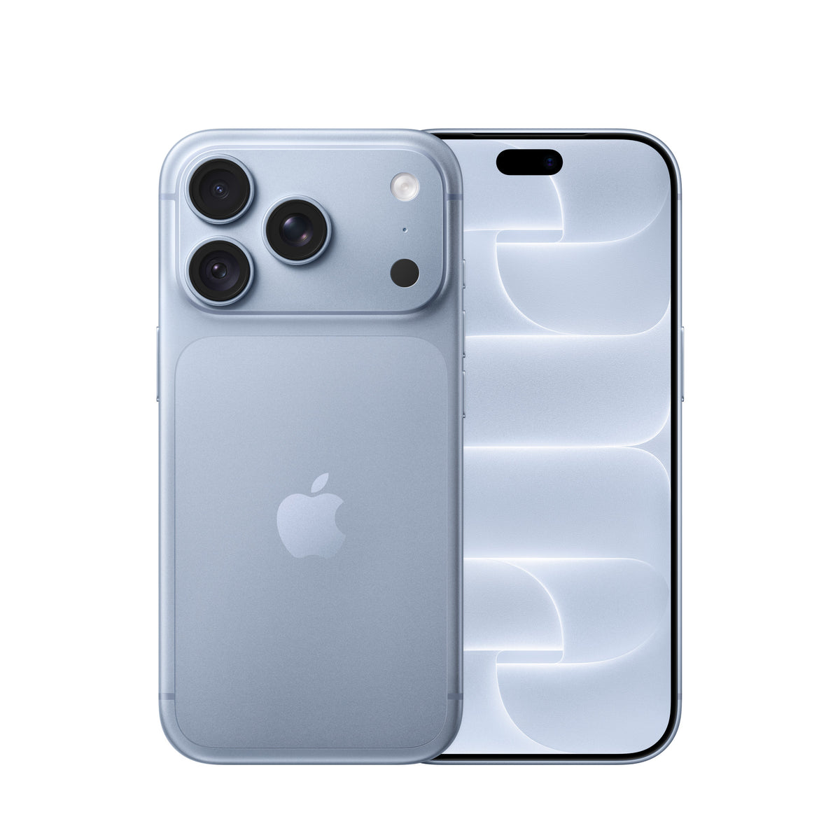 iPhone 18 Pro in Glacier, front and back