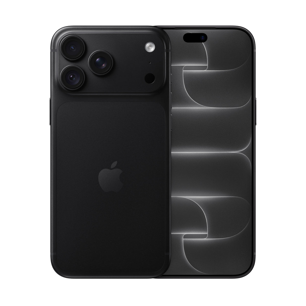 iPhone 18 Pro Max in Black, front and back
