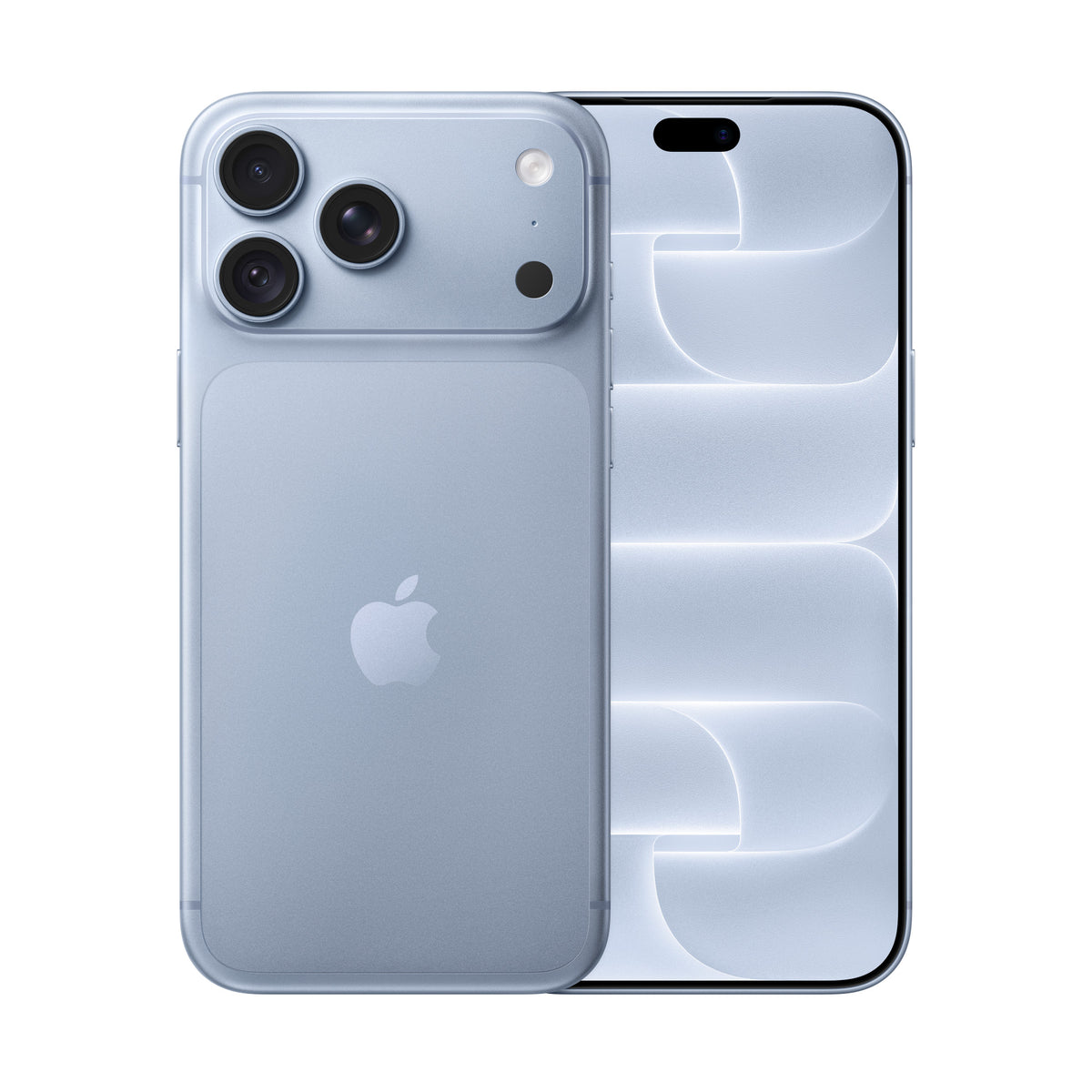 iPhone 18 Pro Max in Glacier, front and back