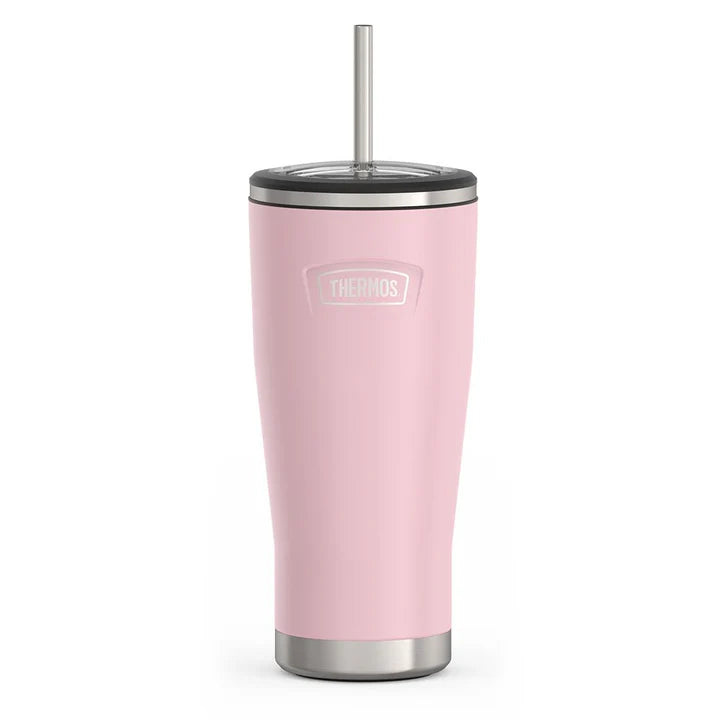 Thermos 710ml ICON™ COLD TUMBLER WITH STRAW - Sunset Pink