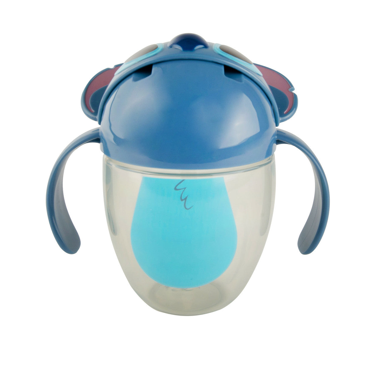 The First Years Disney Stitch Flip Top Straw Trainer Cup - 7 oz