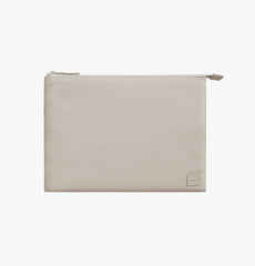 UNIQ Lyon Protective Laptop Sleeve with Water-Resistant Exterior up to 14 inch - Light Beige