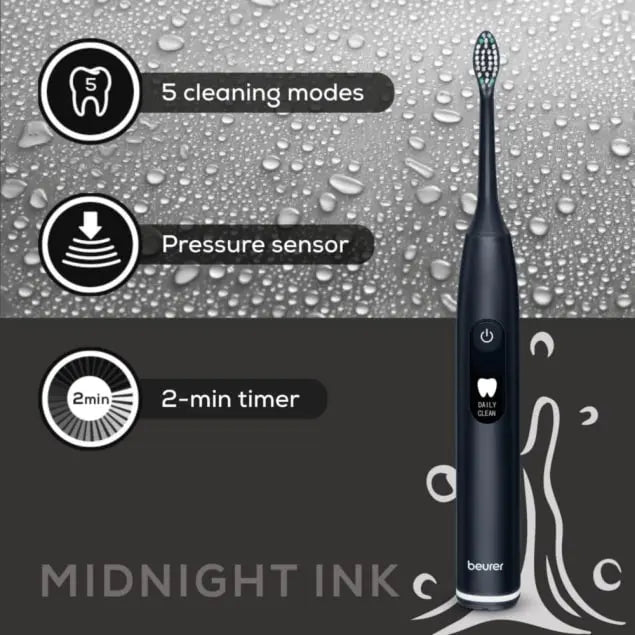 Beurer SC 50 Electric Sonic Toothbrush - Midnight