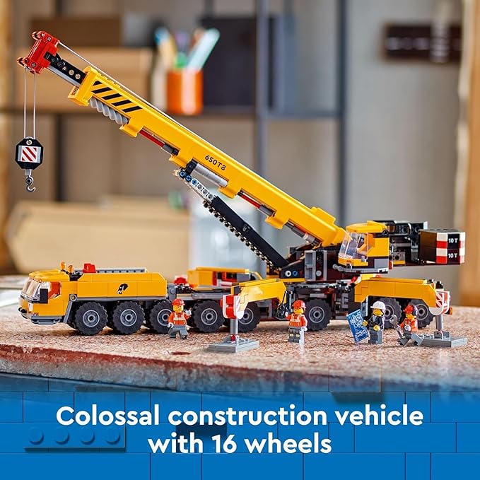 LEGO City Yellow Mobile Construction Crane