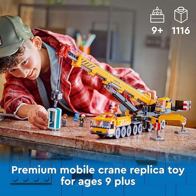 LEGO City Yellow Mobile Construction Crane