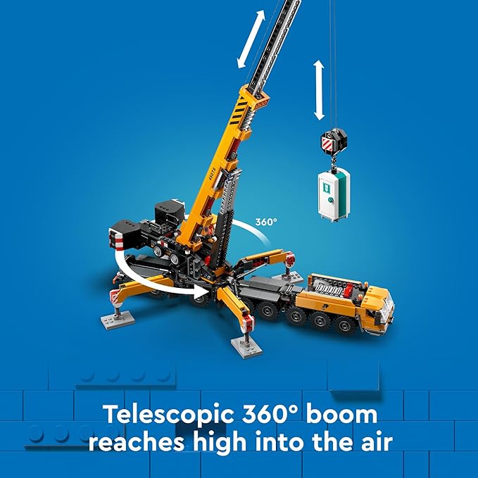 LEGO City Yellow Mobile Construction Crane