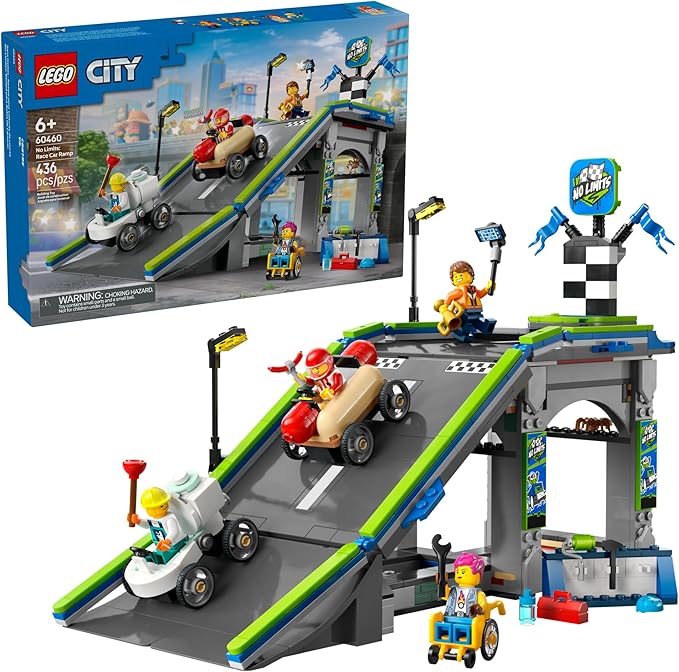 LEGO City No Limits: Race Car Ramp Track Toy, Ages 6+