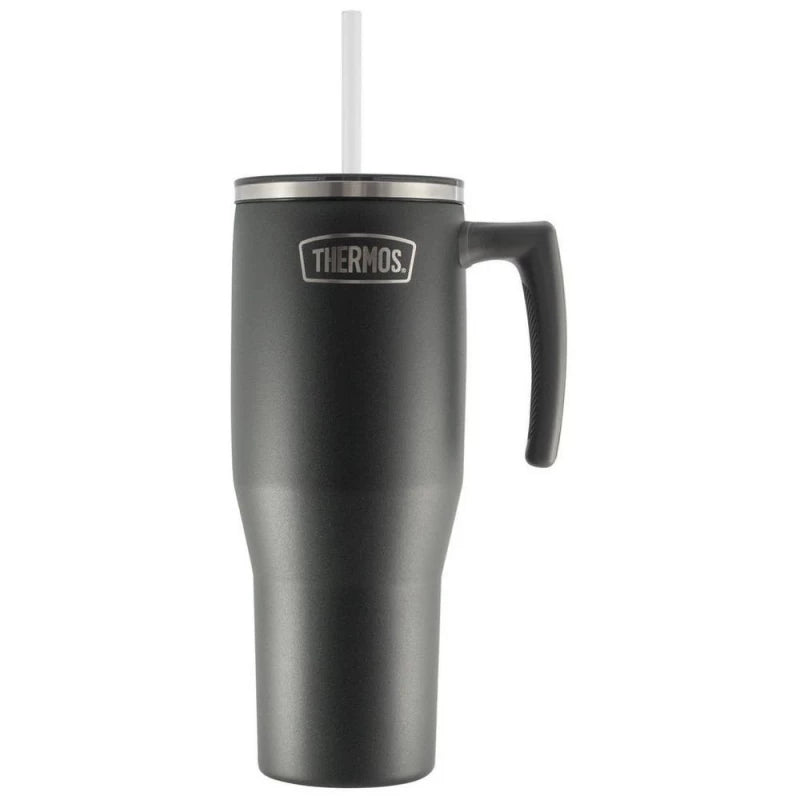 Thermos Stainless Steel Mug with Straw 1.1L - Gray Thermos Stainless Steel Mug with Straw 1.1L - Gray