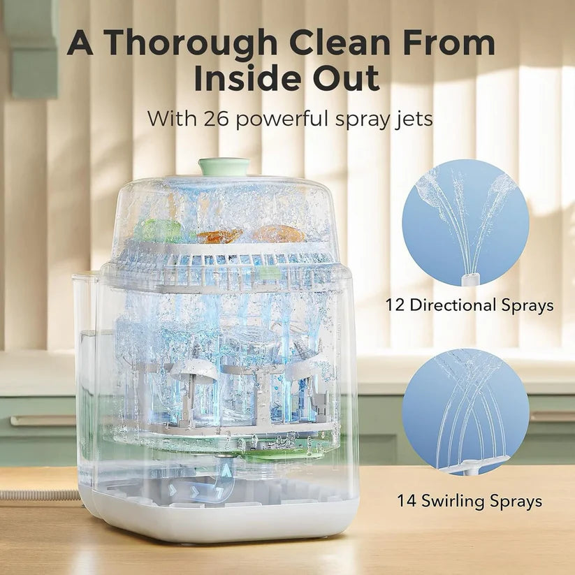 KleanPal Pro Baby Bottle Washer, Sterilizer & Dryer