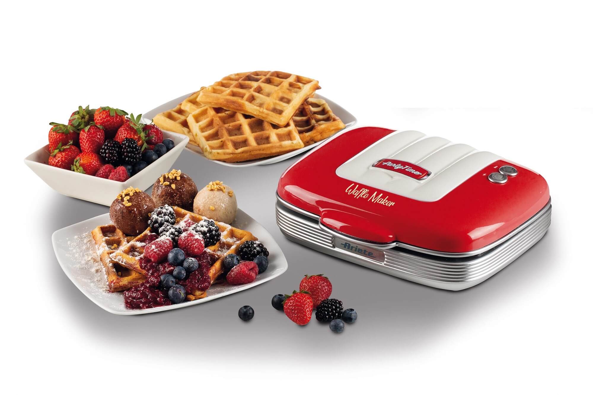 Ariete Waffle Maker - Red