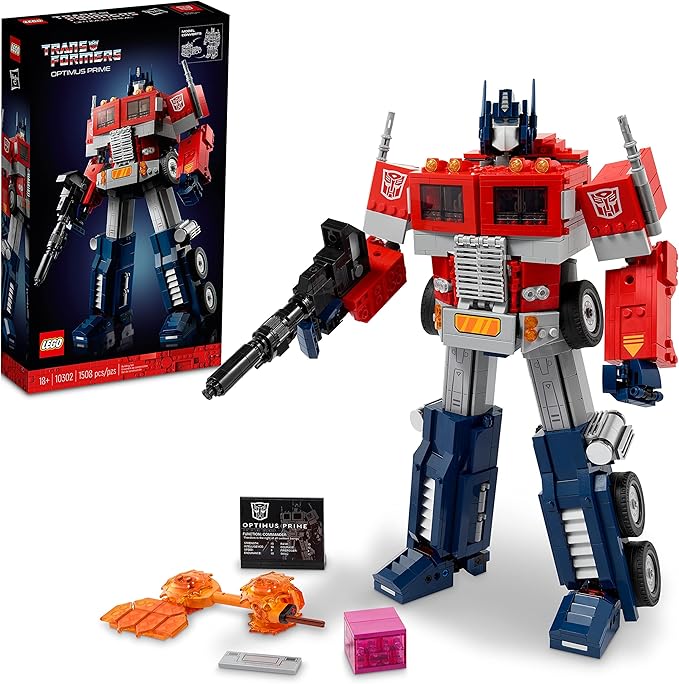 LEGO Icons Optimus Prime 2-in-1 Robot and Truck , 1508 pcs , 18+